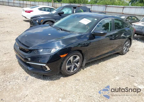 2020 Honda Civic Lx из США, поврежденный, VIN 19XFC2F69LE022843